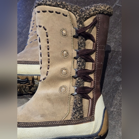 🔥HOST PICK🔥 Merrell | Puffin High Tan Women's Winter Boots, Size 7.5 - Picture 3 of 13